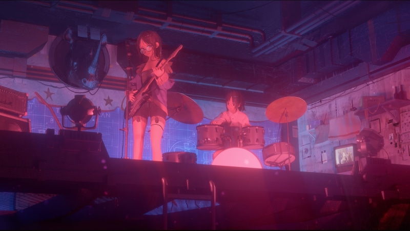 动漫少女与乐器壁纸合集