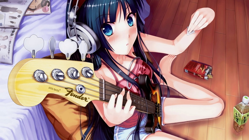 轻音少女秋山澪吉他壁纸合集