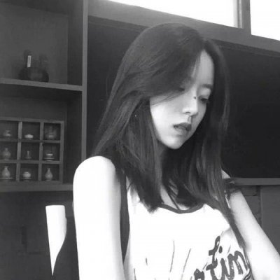 微信黑白伤感女生头像来啦，22张高清图可直接下载