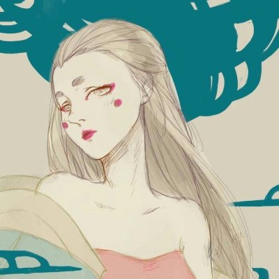 30款不同风格手绘女生插画头像 微信头像专属素材合集