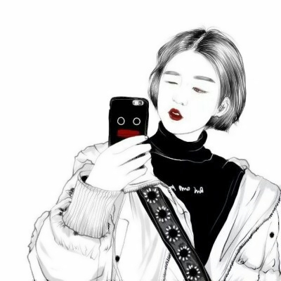 9张高清手绘动漫女生头像 个性感拉满的女生头像素材