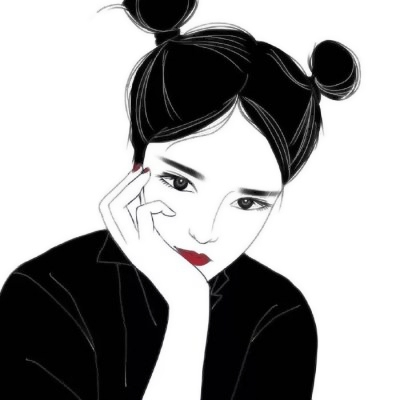 24张高清好看！女生手绘高冷唯美卡通头像合集