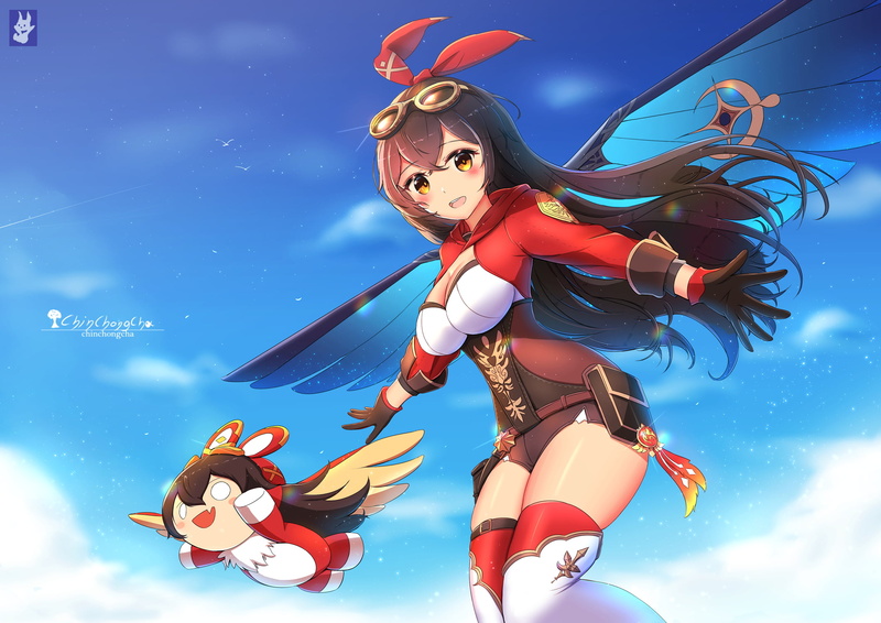 原神安柏绝美壁纸 回眸一笑超撩人