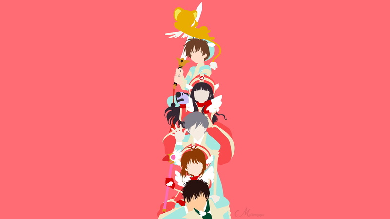 《魔卡少女樱》高清壁纸合集 木之本樱 李小狼 月城雪兔 大道寺知世 木之本桃矢 可鲁贝洛斯 1080P