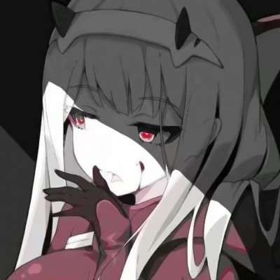 33张高清动漫暗黑高冷女生头像 氛围感拉满