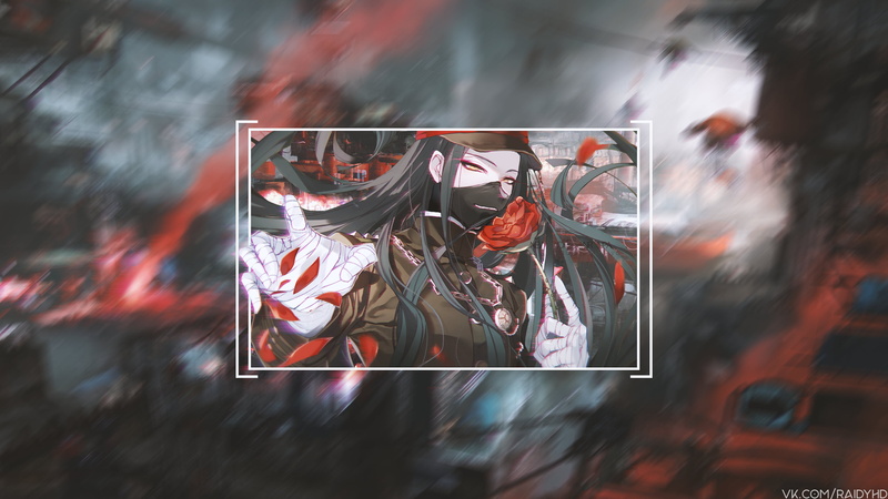 4K赛博风动漫少女画中画壁纸合集