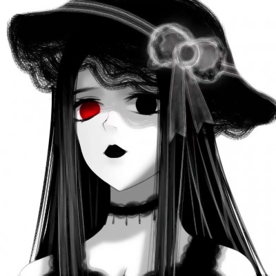 黑白氛围感拉满！18张高清动漫丧气女生头像合集