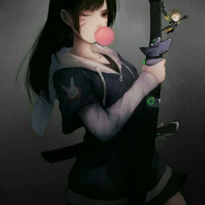 21张女生嗜血暗黑动漫头像 高冷颓废暗黑系高清图