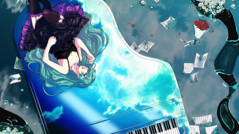 这组初音未来相关壁纸太绝了