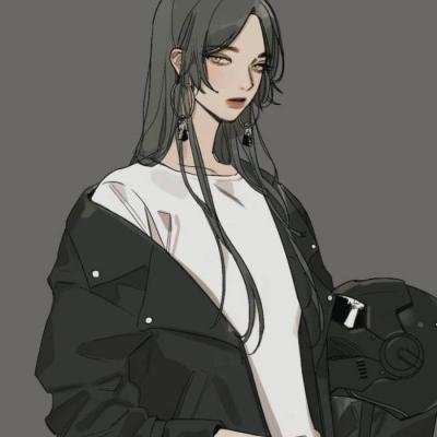 35张高清冷漠感女生漫画头像 可以直接下载的个性头像合集