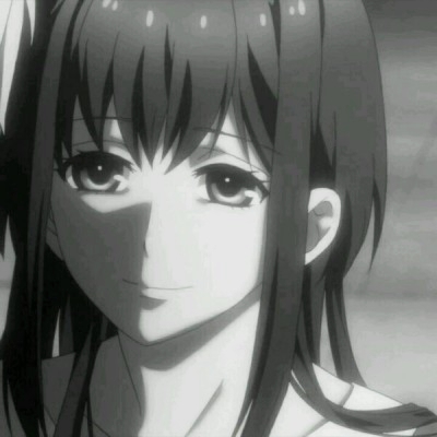 黑白丧系女生动漫头像合集 30张高清QQ头像素材