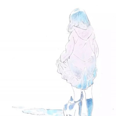 女生背影动漫头像合集 15张高清好看的漫画头像来了