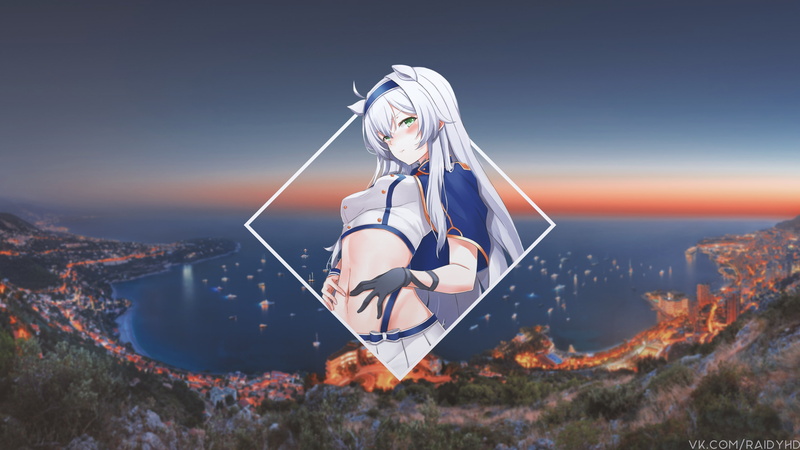 超吸睛！4K画中画动漫少女壁纸合集