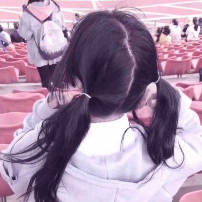 18张超萌双马尾女生背影头像 高清可爱款直接存