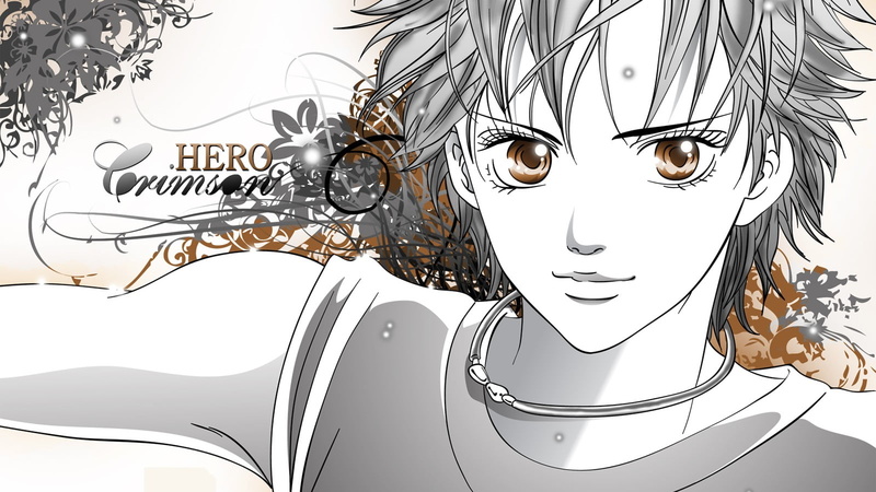 壁纸里的混搭惊喜：涂鸦发型、绯红色调的动漫英雄肖像