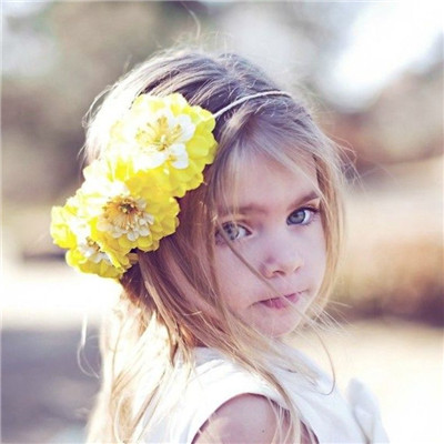 混血萌娃女生头像来啦！14张高颜值可爱高清图