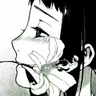 丧系黑暗风动漫女生头像 今天也是提不起劲的一天