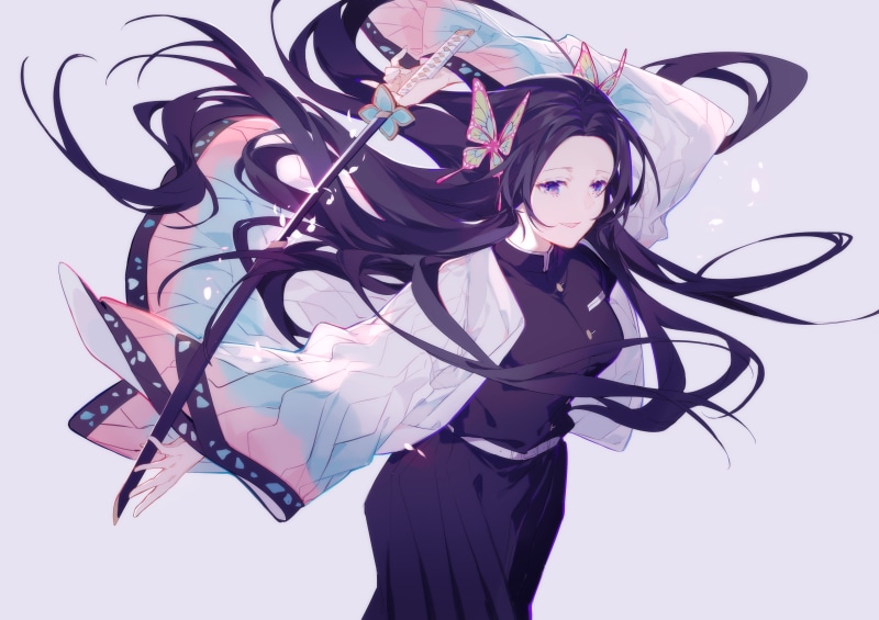 美到窒息的鬼灭之刃蝴蝶姐妹壁纸 5K高清版