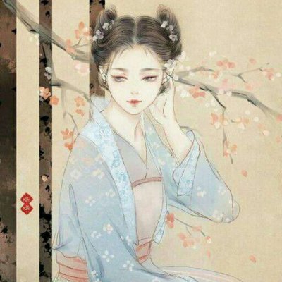 19张高清古风水墨女生QQ头像 氛围感拉满