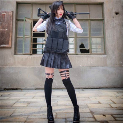 女生cos绝地求生吃鸡头像合集 17张高清好看的游戏头像