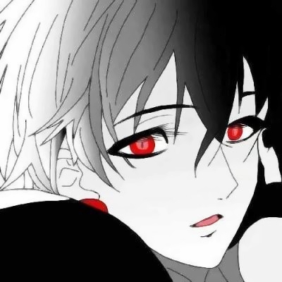 17张高清黑白丧系动漫女生头像