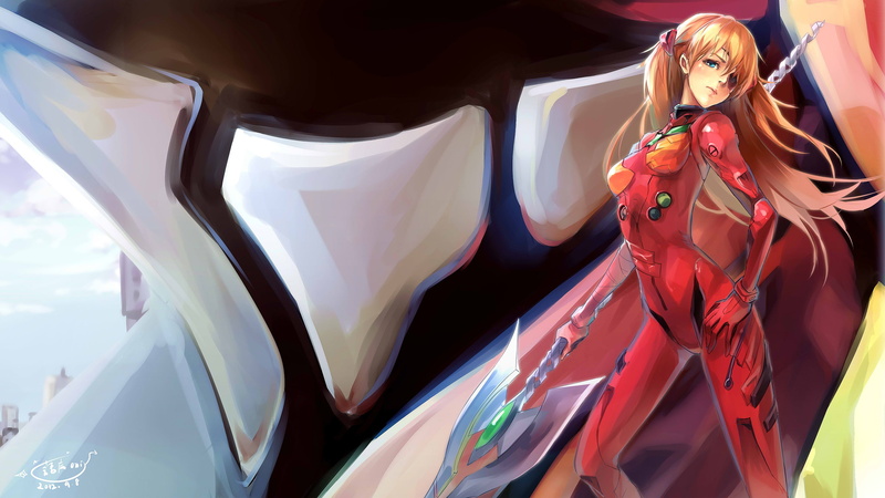 新世纪福音战士动漫角色插画壁纸 高清2K质感