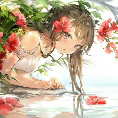 35张超治愈！唯美清新动漫女生头像合集