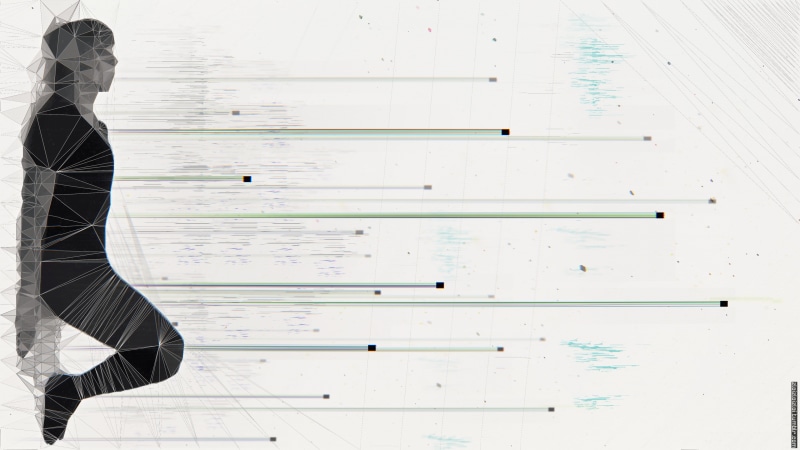 4K故障风动漫抽象壁纸 这波氛围感直接拉满