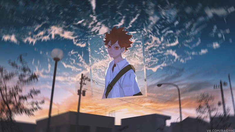 日向翔阳4K画中画壁纸来了！排球少年热血男主氛围感拉满