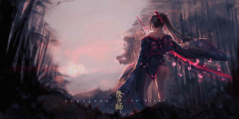 Pixiv阴阳师二次元少女高清壁纸合集