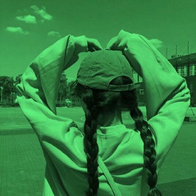 霸气又带感！15张高清不露脸绿色系女生QQ头像