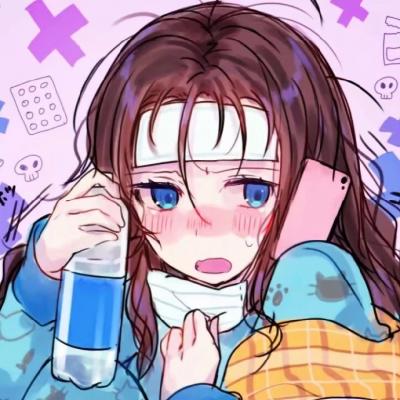 24张高清可爱女生卡通头像 软萌氛围感拉满