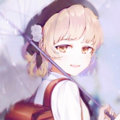 21张高清小清新动漫女生头像 适合当微信头像的气质款图包