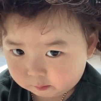 萌娃黄夏温生气动图表情包来啦