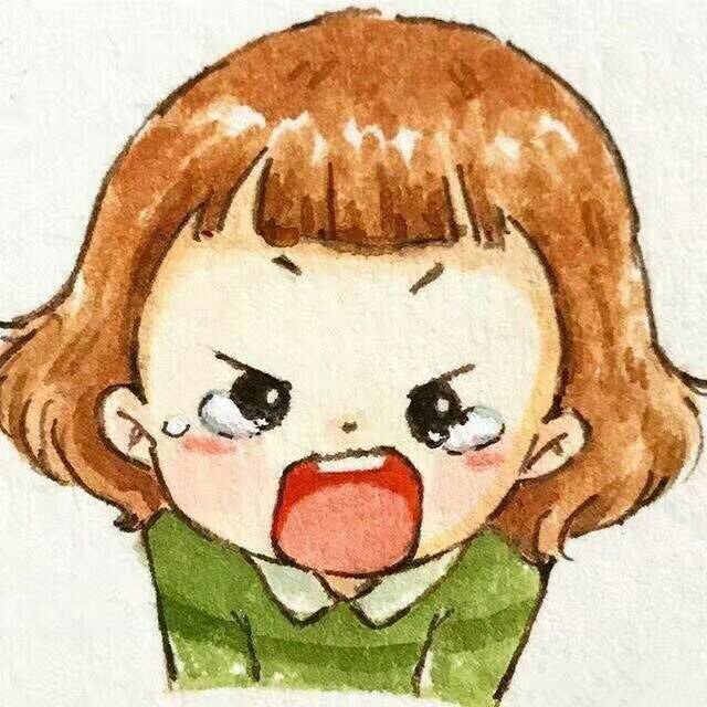 软乎乎的水彩少女头像合集