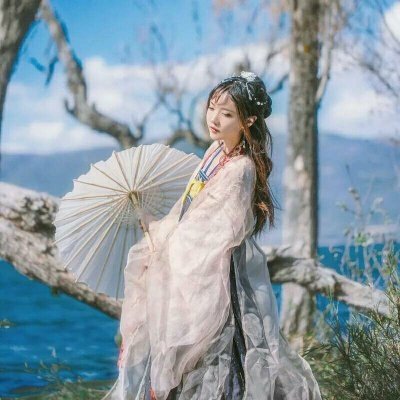 12张无水印高清真人古风女生头像合集