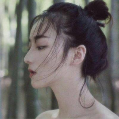 32张高清女生侧脸背影个性头像 快来挑喜欢的