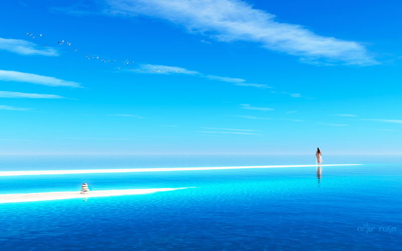 2K高清动漫风壁纸 氛围感拉满的治愈又emo的画面