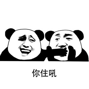 熊猫头游乐娃子三连表情包合集
