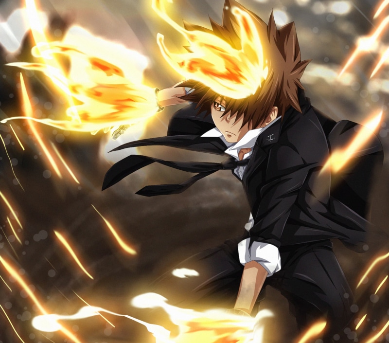 家庭教师Hitman Reborn！泽田纲吉 动漫壁纸 1080P高清