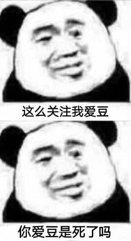 熊猫头搭配爱豆的怼人表情包合集