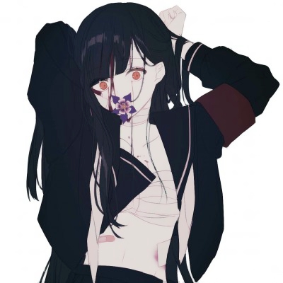 13张高清高冷风动漫女生微信头像合集