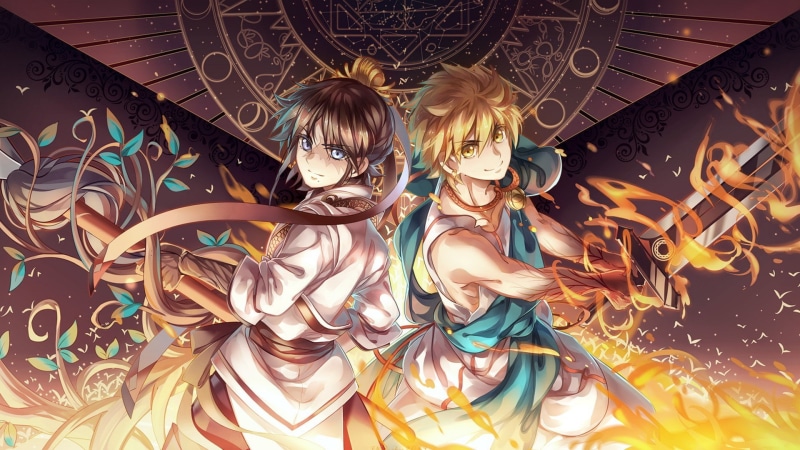 标题：魔笛MAGI少年组高清壁纸 1080P画质拉满