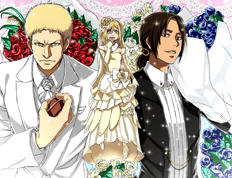 进击的巨人高清壁纸 莱纳布朗 希斯特利亚 安妮 阿尔敏 1080P