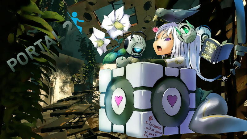 传送门伙伴方块壁纸合集