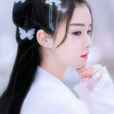 25张高清古风真人女头 小清新中国风女生头像