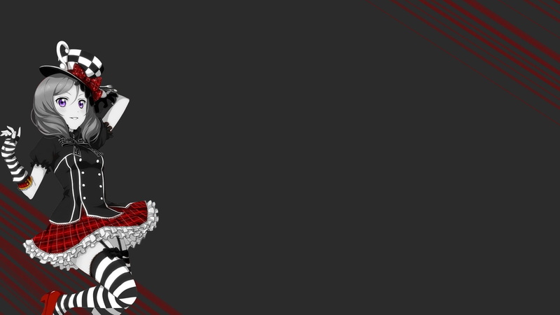 这是LoveLive!角色西木野真姬的圣诞主题无人物动物形象壁纸