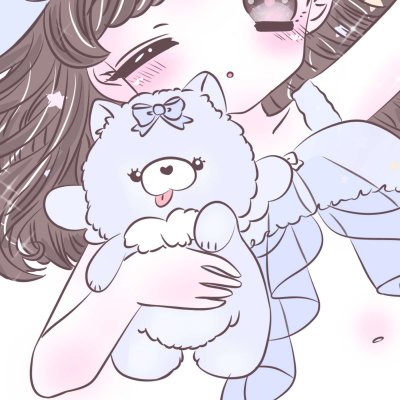 抱着娃娃的可爱动漫女生闺蜜头像 共14张高清资源