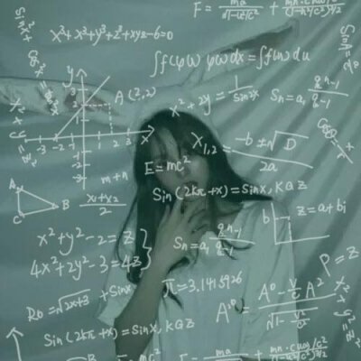 数学公式闺蜜头像一对！32张高清字母款两人配对头像来了