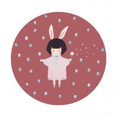 9张可爱小清新女生卡通头像 高清好看直接存